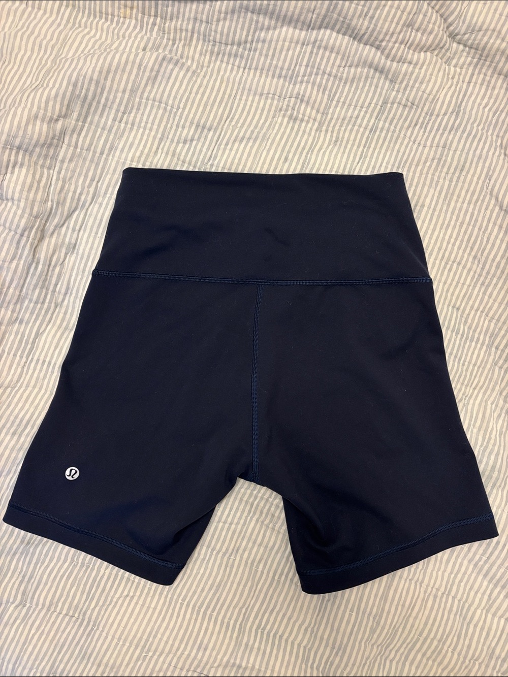 lululemon athletica High-Rise Navy Bike Shorts